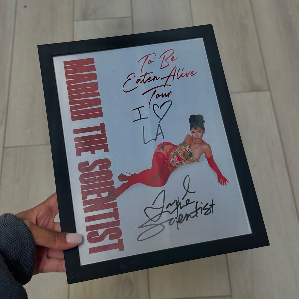 Mariah The Scientist Autographed Art 8x10